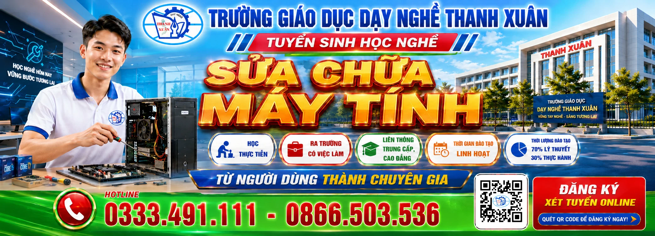 Dạy nghề sửa chữa máy tính