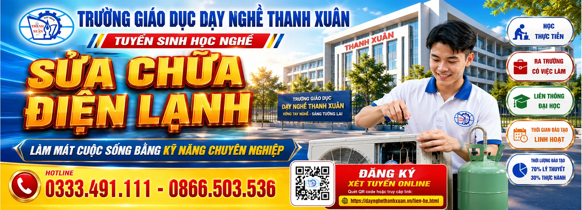 Dạy nghề sửa chữa điện lạnh