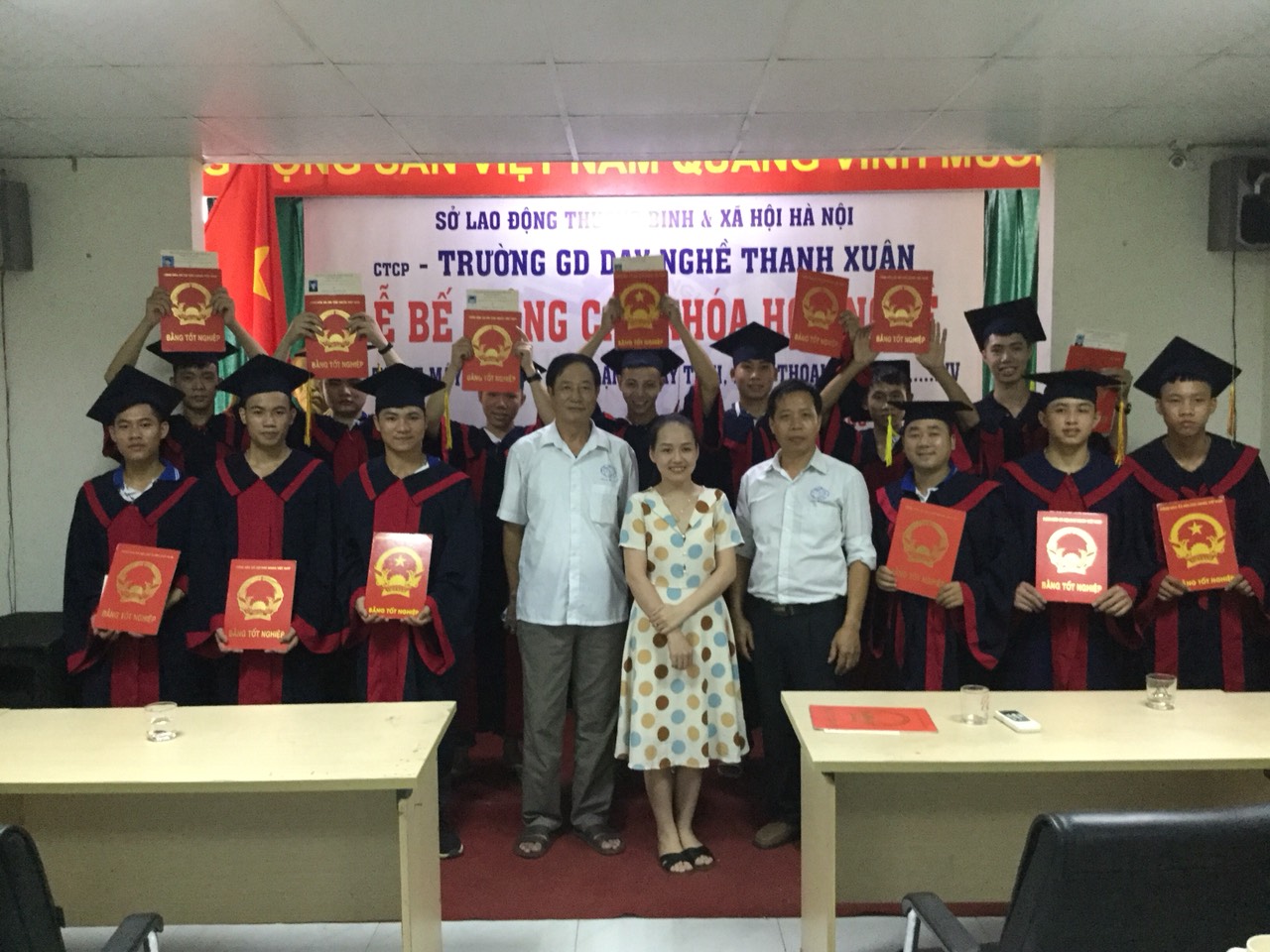 Ⅼễ bế giảng các khóa học nghề