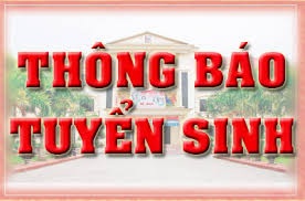 Thông báo tuyển sinh năm học 2022-2023